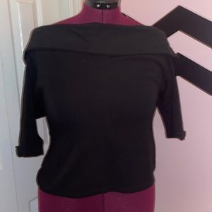 Unique Vintage Boatneck top XL Rockabilly Pinup Retro